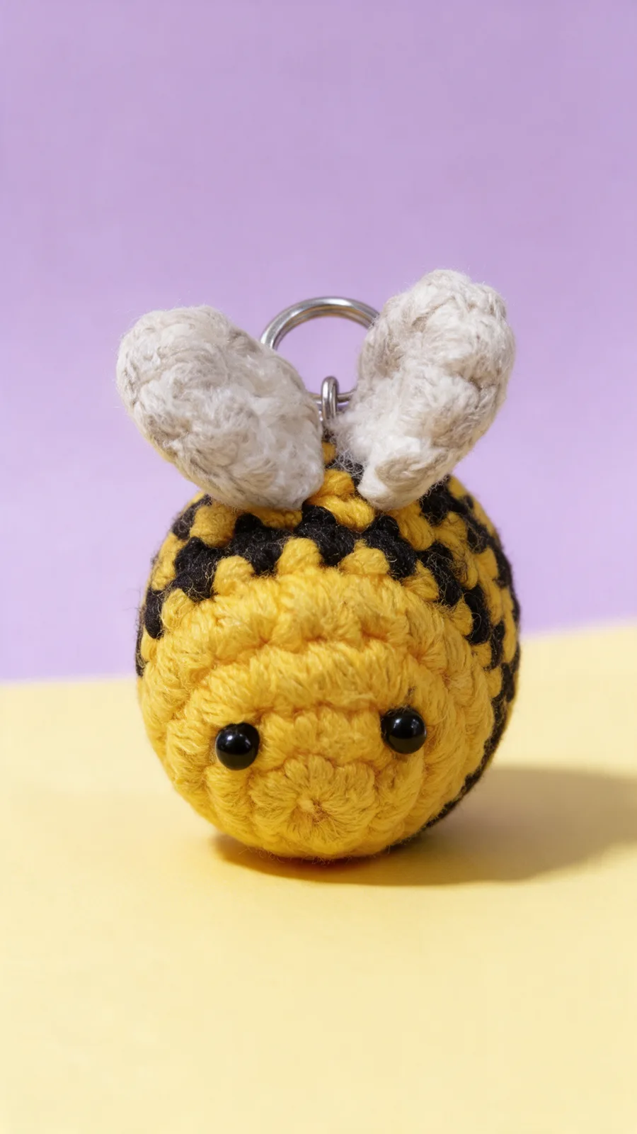 The same keychain as a clean studio product photo